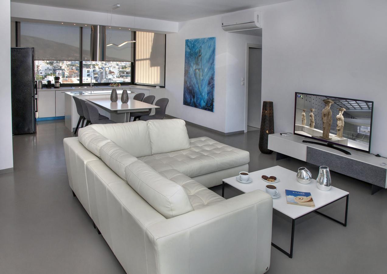 Luxury Penthouse Touching The Acropolis By Ghh Apartment Athena Bagian luar foto