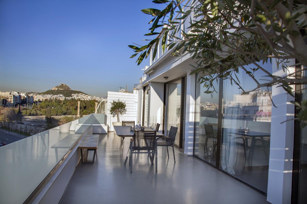 Luxury Penthouse Touching The Acropolis By Ghh Apartment Athena Bagian luar foto